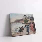 Kıyıdaki Hayat Kanvas Tablo thumbnail 2