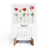 Vintage Çiçekler 2026 Masa Takvimi thumbnail 2