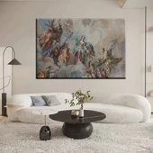 Mitolojik Çatışma Kanvas Tablo thumbnail 1