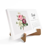 Çiçekli Takvim, 2026 Masa Takvimi, Çiçek Fotoğraflı Takvim thumbnail 1