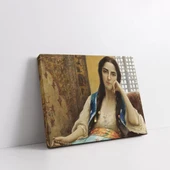 Düşünceli Güzellik Kanvas Tablo thumbnail 3