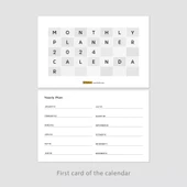 Amerikan Standardı 2026 Masa Takvimi(Pazar Günü Başlangıç),Ahşap Şövale Takvim, Grinin Tonları 2026 Masa Takvimi, Aylık thumbnail 8