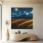 Lavanta Tarlaları Kanvas Tablo thumbnail 1