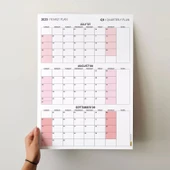 Amerikan Standardı Takvim, Üç Aylık Planlayıcı 2026 Duvar Takvimi, Temmuz - Eylül 2026, 90 Günlük Planlama, Yılın Üçüncü thumbnail 2