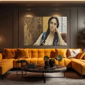 Düşünceli Güzellik Kanvas Tablo thumbnail 2