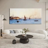 Gün Batımı Yelkenleri Kanvas Tablo thumbnail 1