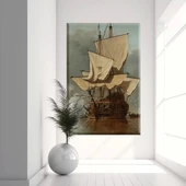 Yelkenli Gemiler Kanvas Tablo thumbnail 1