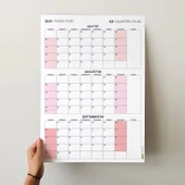 Amerikan Standardı Takvim, Üç Aylık Planlayıcı 2026 Duvar Takvimi, Temmuz - Eylül 2026, 90 Günlük Planlama, Yılın Üçüncü thumbnail 2