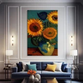 Günebakanlar Kanvas Tablo thumbnail 2