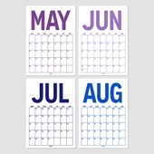 2026 Aylık Planlayıcı Duvar Takvimi, 33X48 cm, A4, Spiralli Takvim, Doğanın Renkleri thumbnail 6