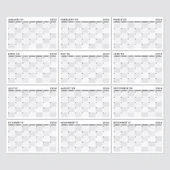 Amerikan Standardı 2026 Masa Takvimi(Pazar Günü Başlangıç),Ahşap Şövale Takvim, Grinin Tonları 2026 Masa Takvimi, Aylık thumbnail 6