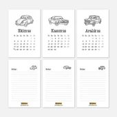 Klasik Arabalar 2026 Takvimi - Masa Takvimi thumbnail 6