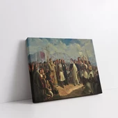 Bağımsızlık Yemini Kanvas Tablo - 2