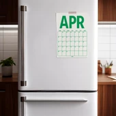 2026 Aylık Planlayıcı Duvar Takvimi, 33X48 cm & A4 Poster Takvim, Aile Takvimi, Gökkuşağı Renkleri - 7