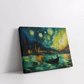Geceye Fısıldayan Yıldızlar Kanvas Tablo thumbnail 3