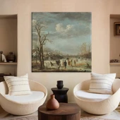 Kış Mevsimi Kanvas Tablo thumbnail 2