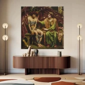 Antik Zamanlarda Dinlenme Kanvas Tablo thumbnail 2