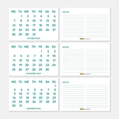 2026 Takvimi, 2026 Masa Takvimi Yeşil Renk, 2026 Calendar, 2026 Desk Calendar Green Color thumbnail 6