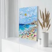 Plaj Yolculuğu Kanvas Tablo thumbnail 3