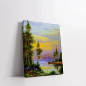 Kıyıdaki Sakinlik Kanvas Tablo thumbnail 2