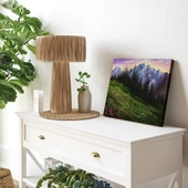 Mor Dağların Arasında Kanvas Tablo thumbnail 3