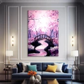 Ay Işığı Altında Kanvas Tablo thumbnail 1