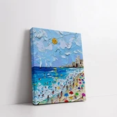Plaj Yolculuğu Kanvas Tablo thumbnail 2