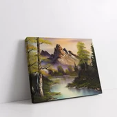 Dağ Yamacı Serenadı Kanvas Tablo thumbnail 2