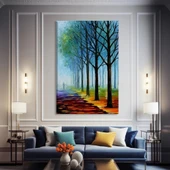 Issız Yol Kanvas Tablo thumbnail 1