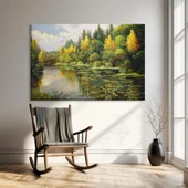 Göl Fısıltıları Kanvas Tablo thumbnail 1