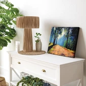 Sisli Orman Yolu Kanvas Tablo thumbnail 3