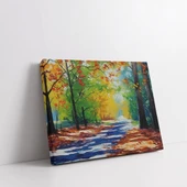 Sonbaharın Rengi Kanvas Tablo thumbnail 2