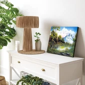 Dağın Eteğinde Kanvas Tablo thumbnail 3