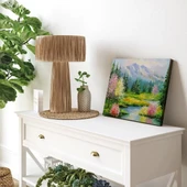 Dağ Yamacı Bahçesi Kanvas Tablo thumbnail 3