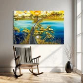 Altın Sonbahar Işıkları Kanvas Tablo thumbnail 1