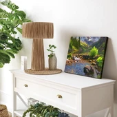 Akarsu Kenarı Sonbahar Kanvas Tablo thumbnail 3