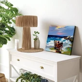 Kıyıdaki Kayıklar Kanvas Tablo thumbnail 3