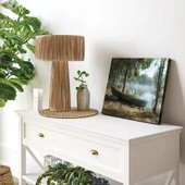 Sisli Nehir Kıyısı Kanvas Tablo thumbnail 2