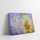 Yelkenli Yolculuğu Kanvas Tablo thumbnail 2