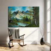 Görkemli Dağ Kanvas Tablo thumbnail 1