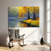 Altın Sonbahar Kanvas Tablo thumbnail 1