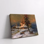 Kışın Huzuru Kanvas Tablo thumbnail 2