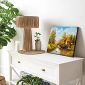 Sakin Nehir Kıyısı Kanvas Tablo thumbnail 3