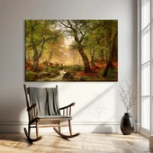 Sessiz Orman Yolu Kanvas Tablo thumbnail 1
