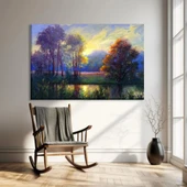 Alacakaranlık Ormanı Kanvas Tablo thumbnail 1