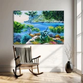 Deniz Kıyısı Serenadı Kanvas Tablo thumbnail 1