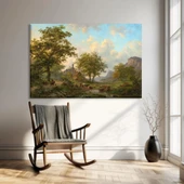 Rustik Doğa Manzarası Kanvas Tablo thumbnail 1