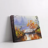 Sonbahar Yansıması Kanvas Tablo thumbnail 2