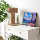 Göl Kenarı Sonbahar Kanvas Tablo thumbnail 3