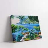 Deniz Kıyısı Serenadı Kanvas Tablo thumbnail 2